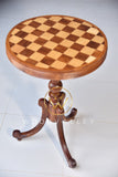 wooden Round Chess Inlaid Table