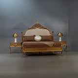 Crown Gold Bed