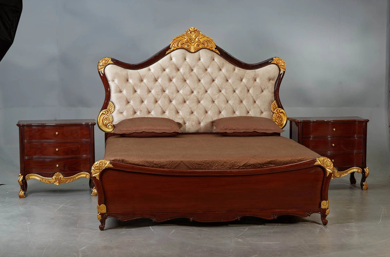 Wooden Morocco Bed Set