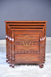 Wooden drawer Sardar Nesting Table Set Of 4