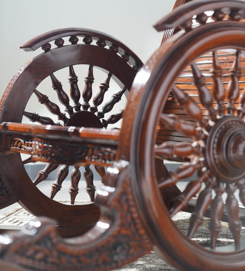 wooden Ship Rocking Chair