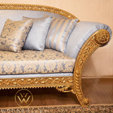 Wooden Italian Gold Sofa