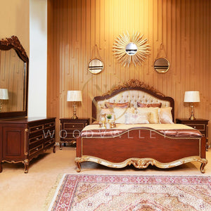 Wooden Victorian Bed set