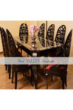 Black Leaf Dining Table - Dining Table - Table