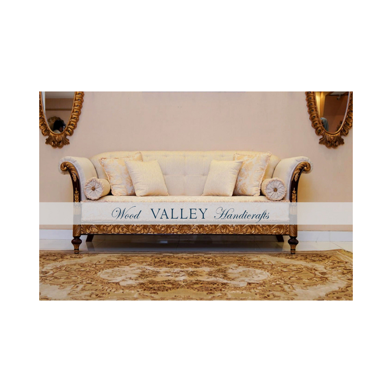 French Gold Sofa Set - Sofa Set