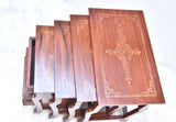 Wooden drawer Sardar Nesting Table Set Of 4