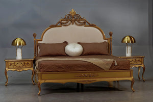 Crown Gold Bed