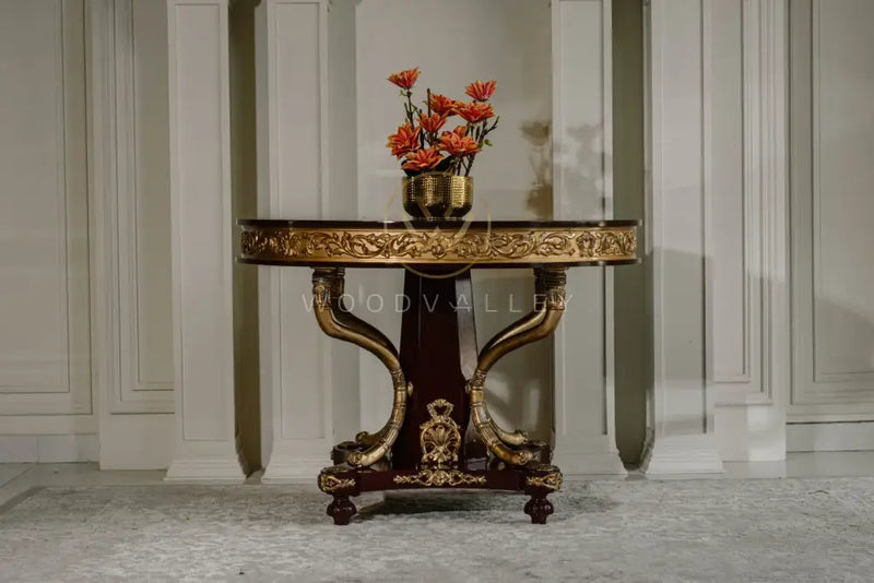 Entrance Round Foyer Table flower Table