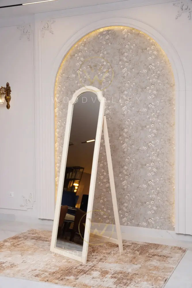 French Blossom Standing Mirror mirror