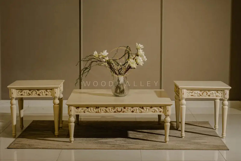 French Curved Centre Table Set sofa set