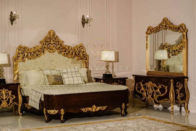 Wooden Athens Bed bed Set