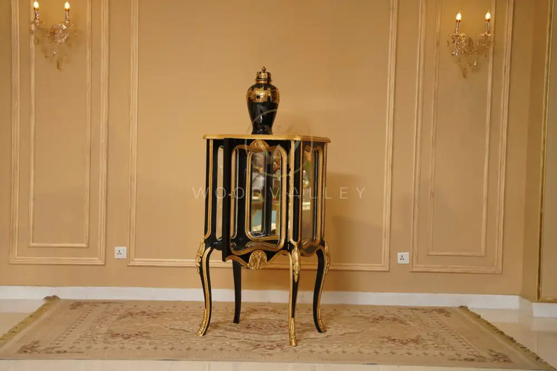 Wooden Baroque Cabinet nesting tables