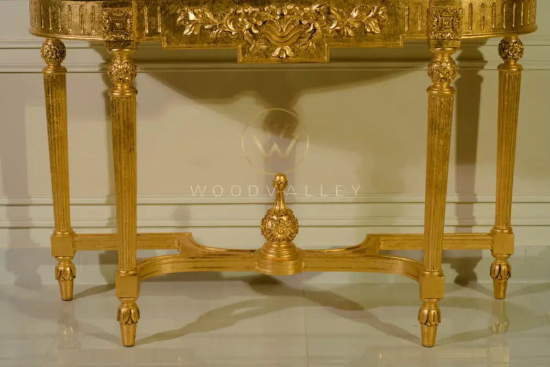 Wooden Baroque Console mirror