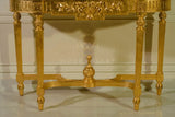 Wooden Baroque Console mirror