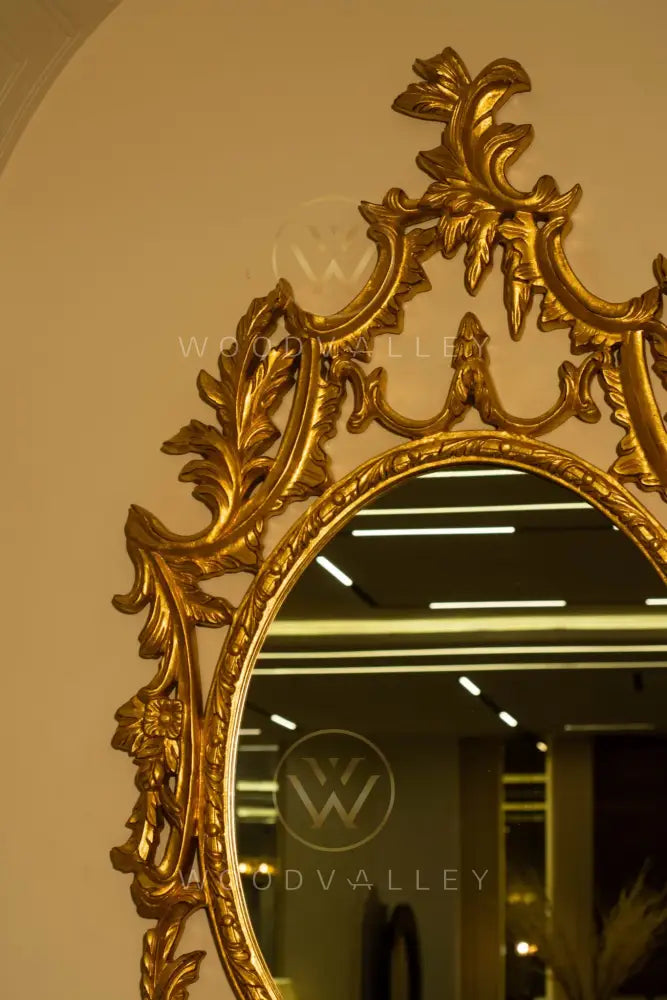 Wooden Chesterfield Mirror mirror