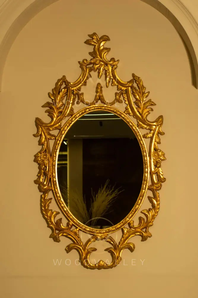 Wooden Chesterfield Mirror mirror