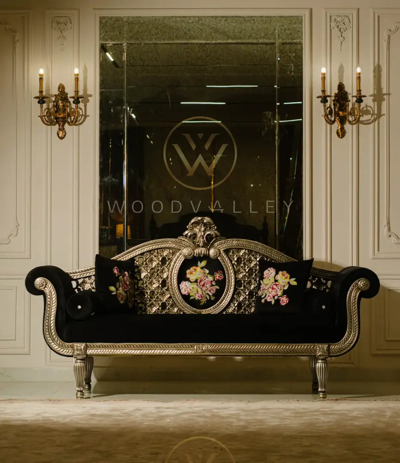 Wooden Majestic Deewan sofa set