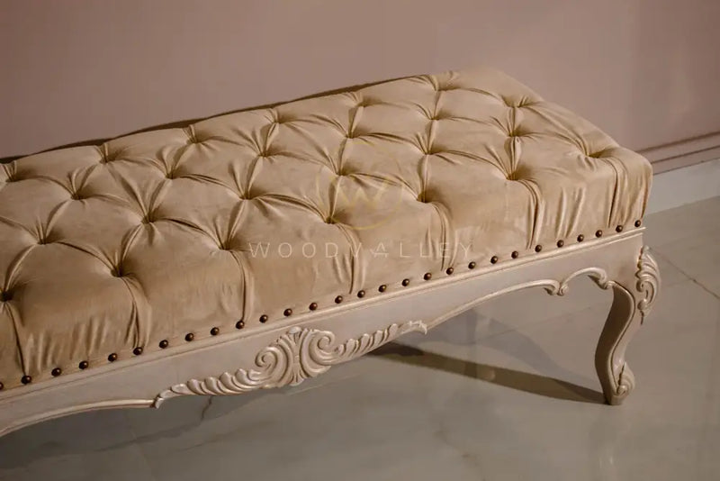 Wooden Victorian Bench sofa set