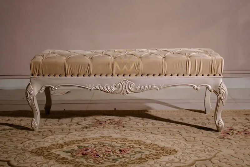 Wooden Victorian Bench sofa set