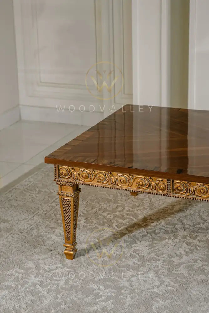 WoodenMelrose Centre Table Set sofa set