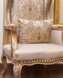 Luxury Gold Plated Chairs-Wood Valley