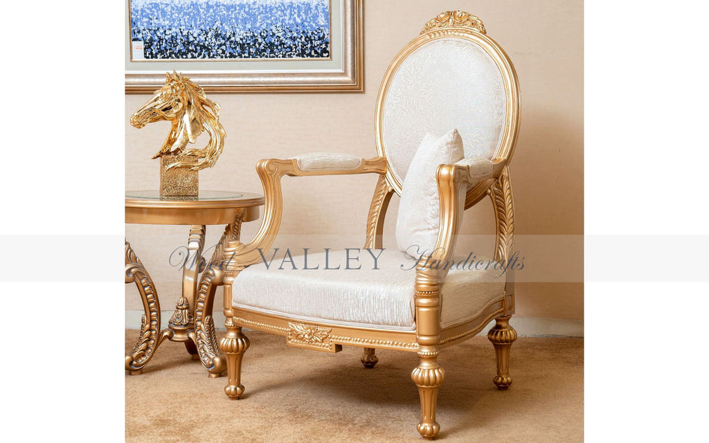 Halena Bed Room Chair-Wood Valley