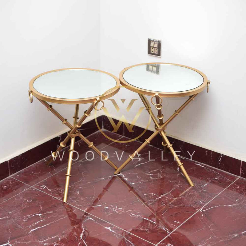 Golden Iron Table - Side Table - Corner Table