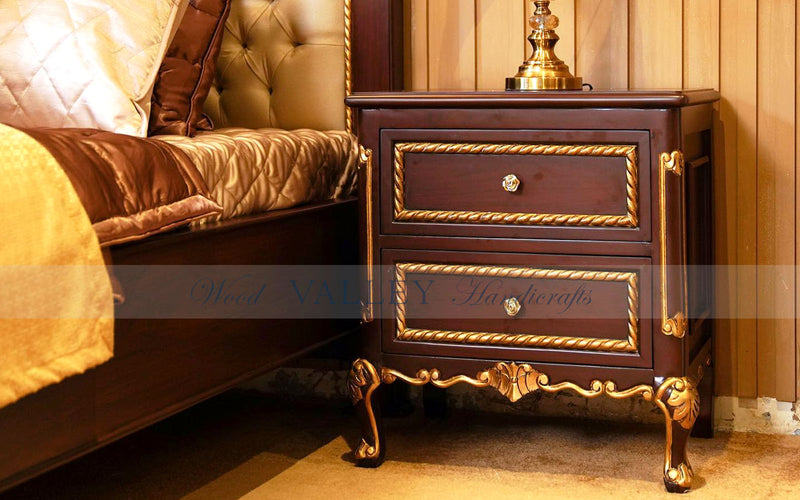 Wooden Victorian Bed set-woodvalley