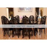 Black Leaf Dining Table - Dining Table - Table