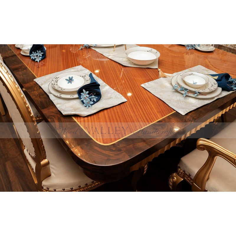 Gold Leaf Dining Table - Dining Table
