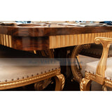 Gold Leaf Dining Table - Dining Table