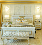 Zinc Gold Bed Set-woodvalley