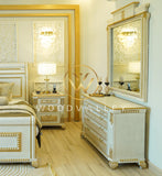 Zinc Gold Bed Set-woodvalley