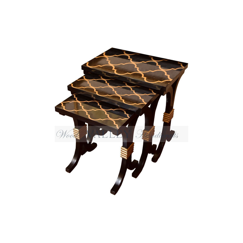 Weave Nesting Tables-woodvalley