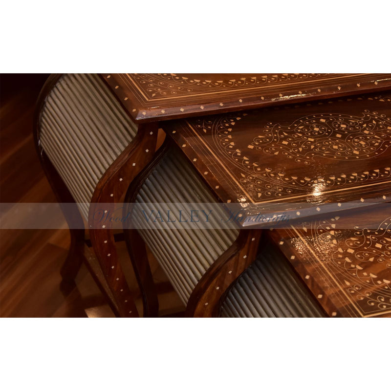 Wooden Plastic Billet Nesting Tables-woodvalley