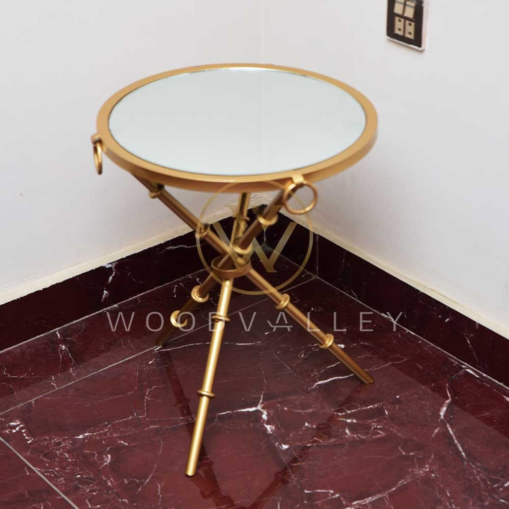 Golden Iron Table-Wood Valley