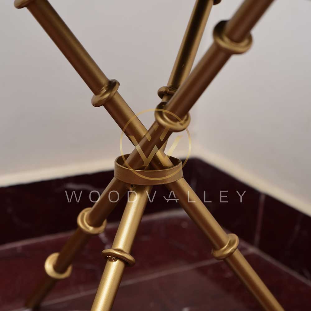 Golden Iron Table-Wood Valley